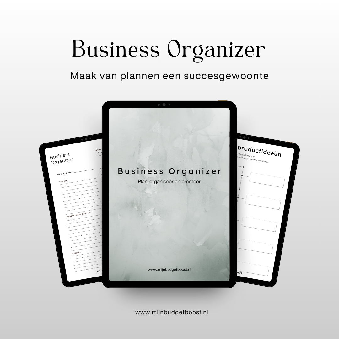 Business Organizer –  Maak van plannen een succesgewoonte