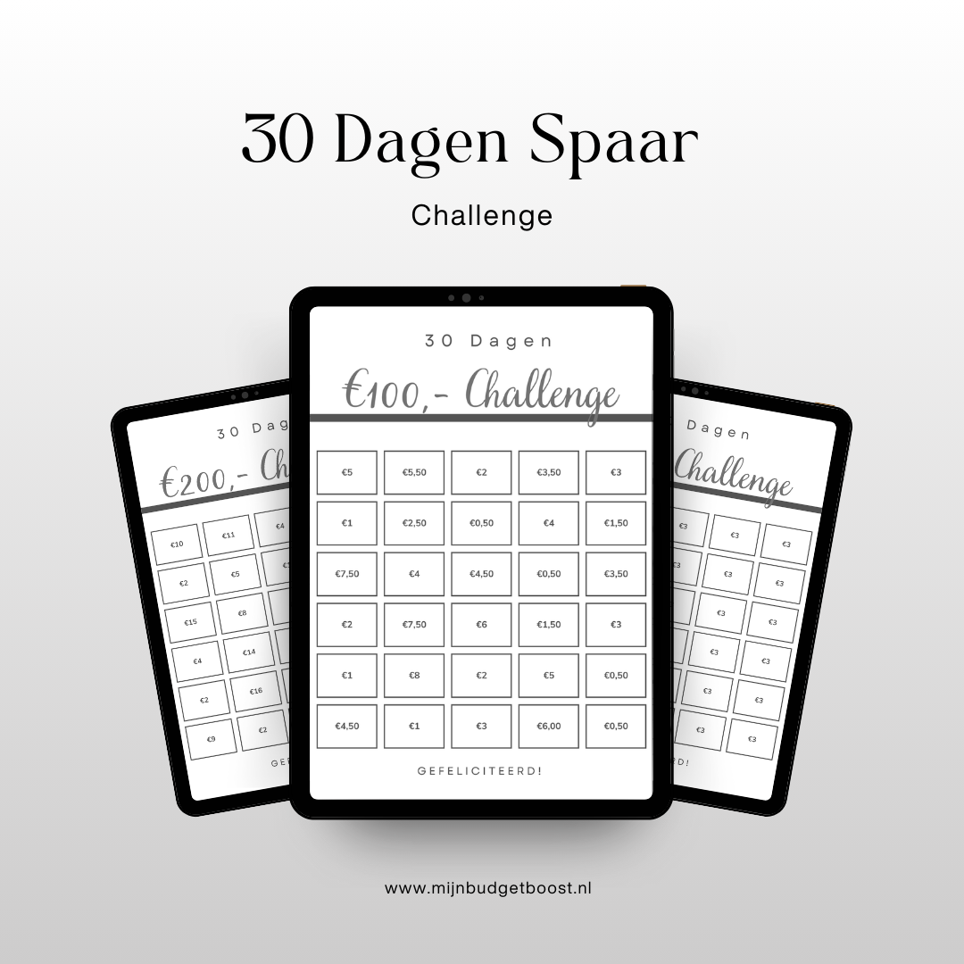 30 Dagen Spaar Challenge