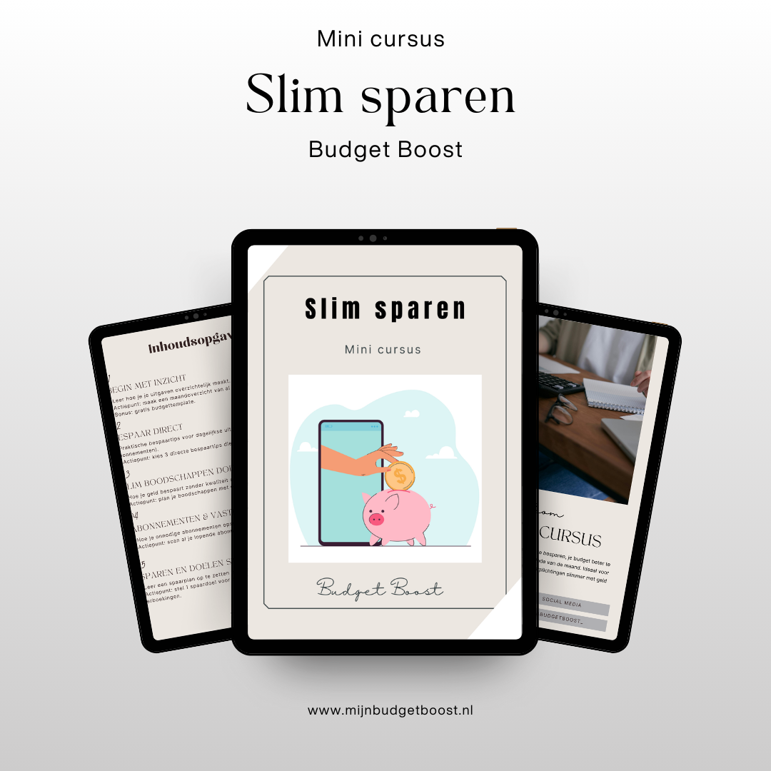 Mini cursus - Slim sparen