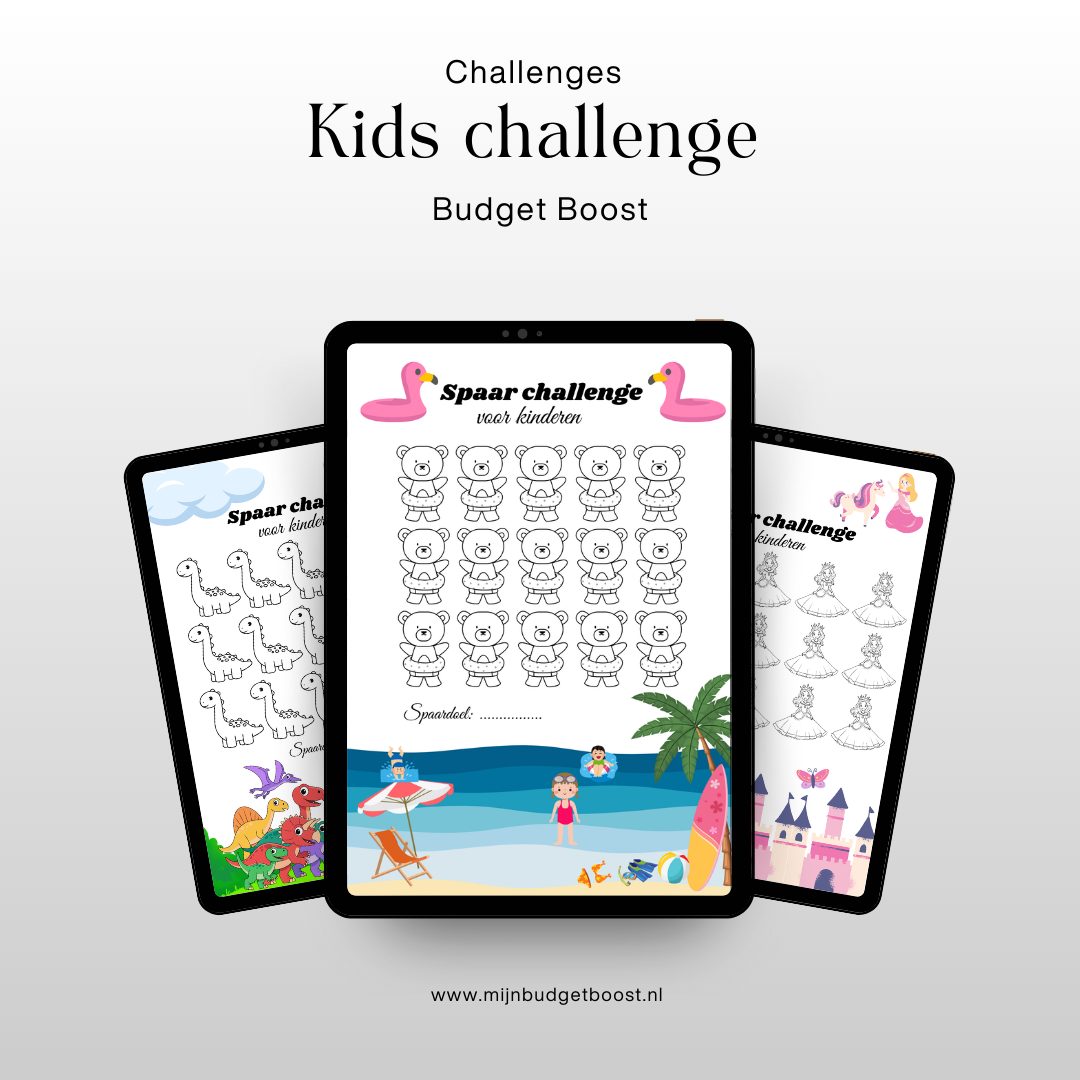 Kleur & Spaar Challenge voor Kids