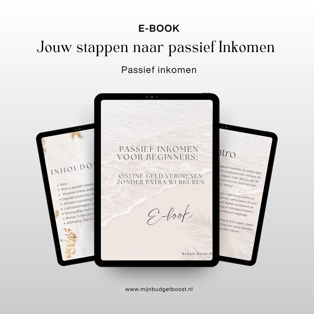 Jouw stappen naar passief Inkomen