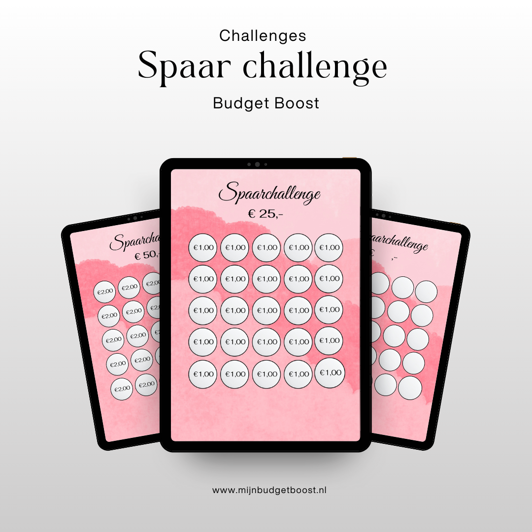 Bewust sparen Challenges