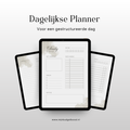 Dagelijkse Planner – Voor een gestructureerde dag.